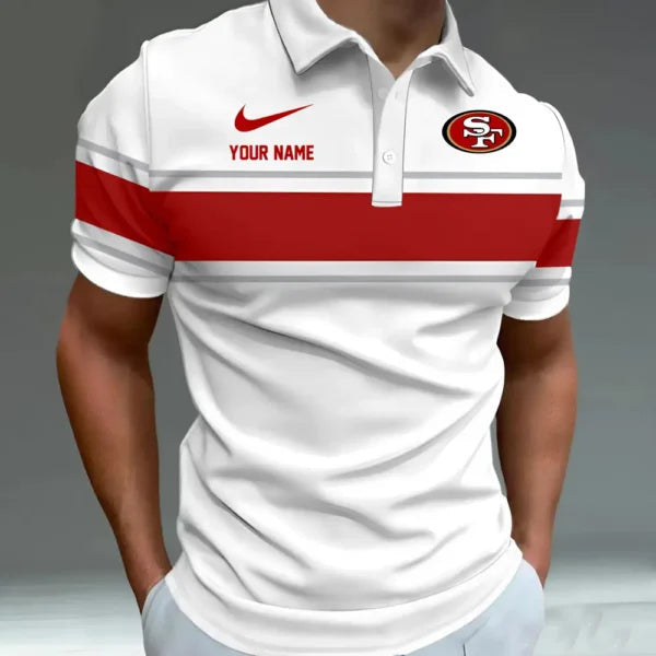 [SPECIAL OFFER] NEW CUSTOMIZED NFL11 SF49 SAN FRANCISCO 49ERS POLO SHIRT