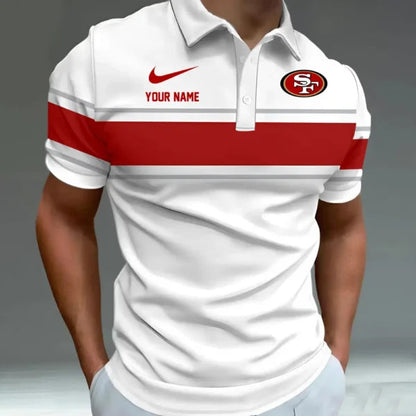 [SPECIAL OFFER] NEW CUSTOMIZED NFL11 SF49 SAN FRANCISCO 49ERS POLO SHIRT