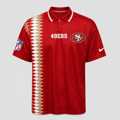 [SPECIAL OFFER] NEW CUSTOMIZED NFL11 SF49 SAN FRANCISCO 49ERS POLO SHIRT