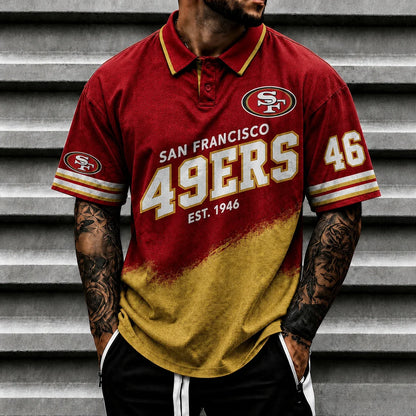 [SPECIAL OFFER] NEW CUSTOMIZED NFL11 SF49 SAN FRANCISCO 49ERS POLO SHIRT