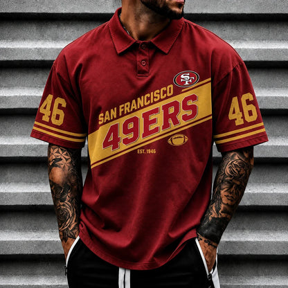 [SPECIAL OFFER] NEW CUSTOMIZED NFL11 SF49 SAN FRANCISCO 49ERS POLO SHIRT