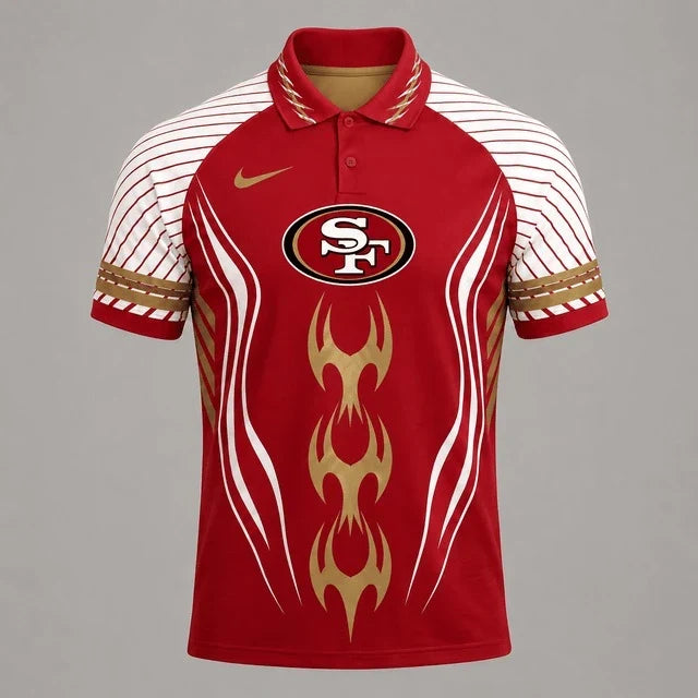 [SPECIAL OFFER] NEW CUSTOMIZED NFL11 SF49 SAN FRANCISCO 49ERS POLO SHIRT