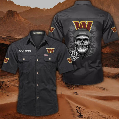 [SPECIAL OFFER] NEW CUSTOMIZED NFL12 WTC WASHINGTON COMMANDERS MUTICOLOR MEN'S CARGO SHIRT