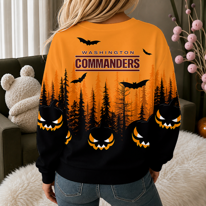 [SPECIAL OFFER] NEW CUSTOMIZED NFL12 WTC WASHINGTON COMMANDERS UNISEX HALLOWEEN SWEATSHIRT