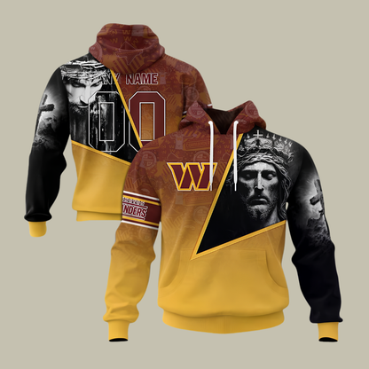 [SPECIAL OFFER] NEW CUSTOMIZED NFL12 WTC WASHINGTON COMMANDERS GOD'S BLESSING T-SHIRT, HOODIE & ZIP HOODIE