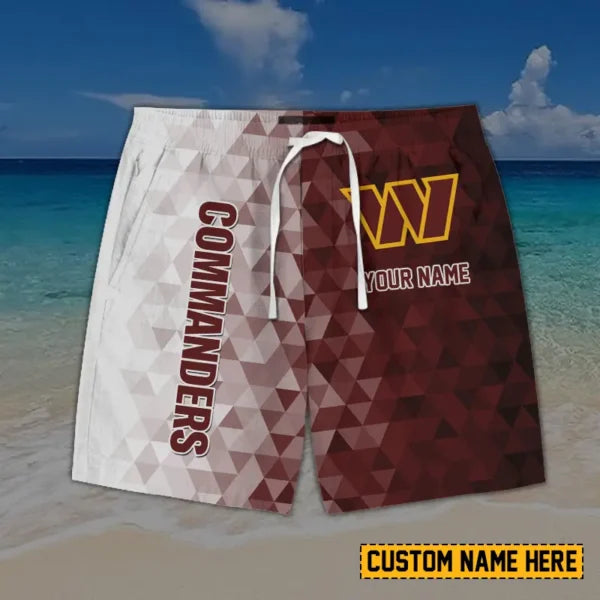 [SPECIAL OFFER] NEW CUSTOMIZED NFL12 WTC WASHINGTON COMMANDERS SHORT PANTS