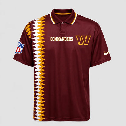 [SPECIAL OFFER] NEW CUSTOMIZED NFL12 WTC WASHINGTON COMMANDERS POLO SHIRT
