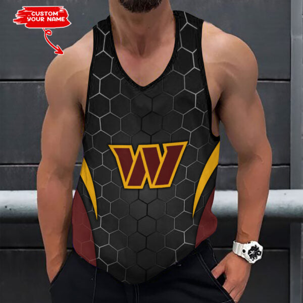 [SPECIAL OFFER] NEW CUSTOMIZED NFL12 WTC WASHINGTON COMMANDERS UNISEX TANK TOP