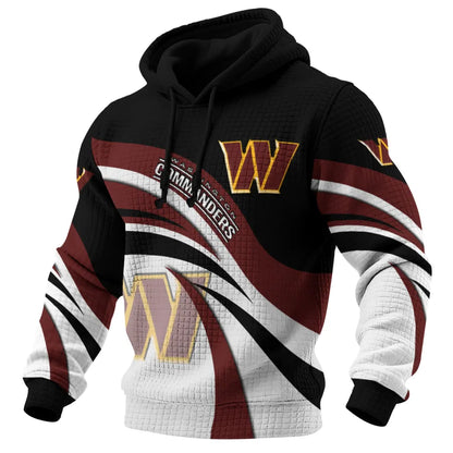 [SPECIAL OFFER] NEW CUSTOMIZED NFL12 WTC WASHINGTON COMMANDERS UNISEX HOODED SWEATSHIRT