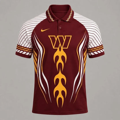 [SPECIAL OFFER] NEW CUSTOMIZED NFL12 WTC WASHINGTON COMMANDERS POLO SHIRT