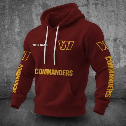 [SPECIAL OFFER] NEW CUSTOMIZED NFL12 WTC WASHINGTON COMMANDERS UNISEX HOODED SWEATSHIRT