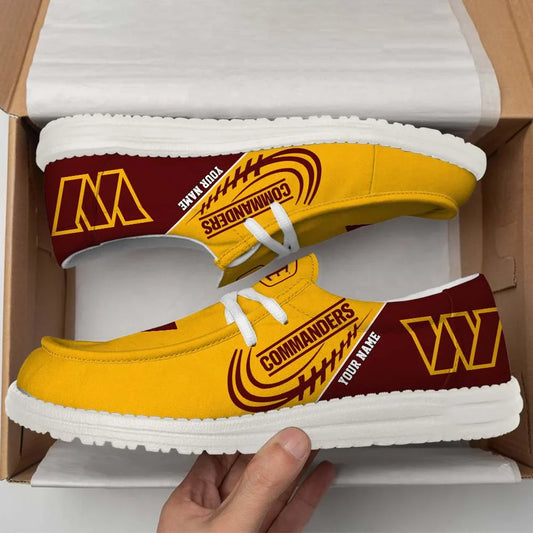 [SPECIAL OFFER] NEW CUSTOMIZED NFL12 WTC WASHINGTON COMMANDERS LOAFER SHOES