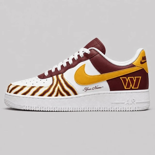 [SPECIAL OFFER] NEW CUSTOMIZED NFL12 WTC WASHINGTON COMMANDERS AF1 SHOES