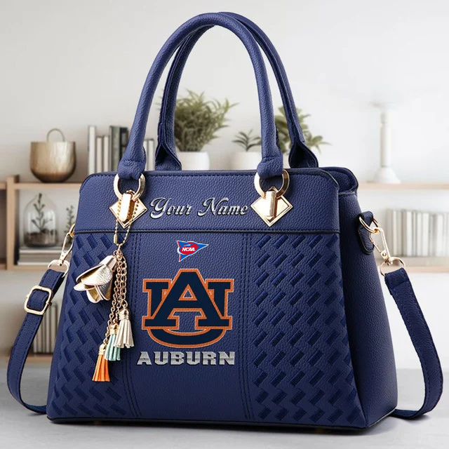 LIMITED EDITION - NEW CUSTOMIZED FBS NCAA13 ABT AB TIGERS  ZIP HANDBAG MULTICOLOR