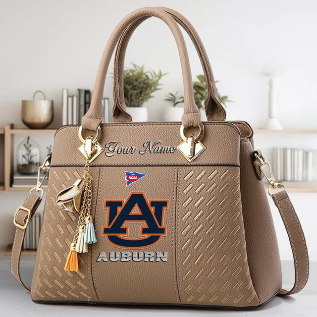 LIMITED EDITION - NEW CUSTOMIZED FBS NCAA13 ABT AB TIGERS  ZIP HANDBAG MULTICOLOR