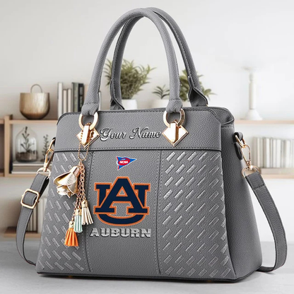 LIMITED EDITION - NEW CUSTOMIZED FBS NCAA13 ABT AB TIGERS  ZIP HANDBAG MULTICOLOR