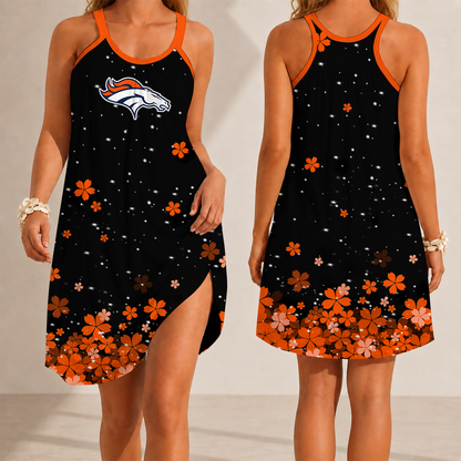 [SPECIAL OFFER] NEW CUSTOMIZED NFL13 DVB DENVER BRONCOS CAMISOLE DRESS