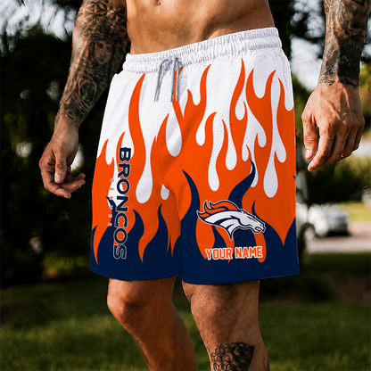 [SPECIAL OFFER] NEW CUSTOMIZED NFL13 DVB DENVER BRONCOS SHORT PANTS