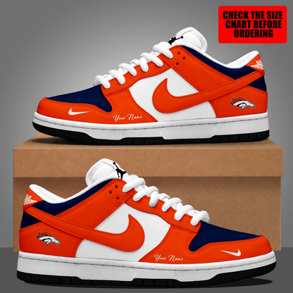 [SPECIAL OFFER] NEW CUSTOMIZED NFL13 DVB DENVER BRONCOS DUNK LOW SHOES