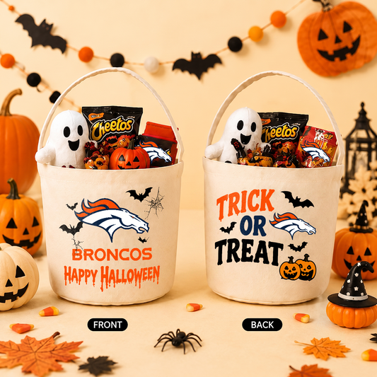 [SPECIAL OFFER] NEW CUSTOMIZED NFL13 DVB DENVER BRONCOS HALLOWEEN BASKET
