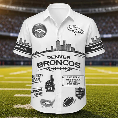[SPECIAL OFFER] NEW CUSTOMIZED NFL13 DVB DENVER BRONCOS UNISEX HAWAIIAN SHIRT