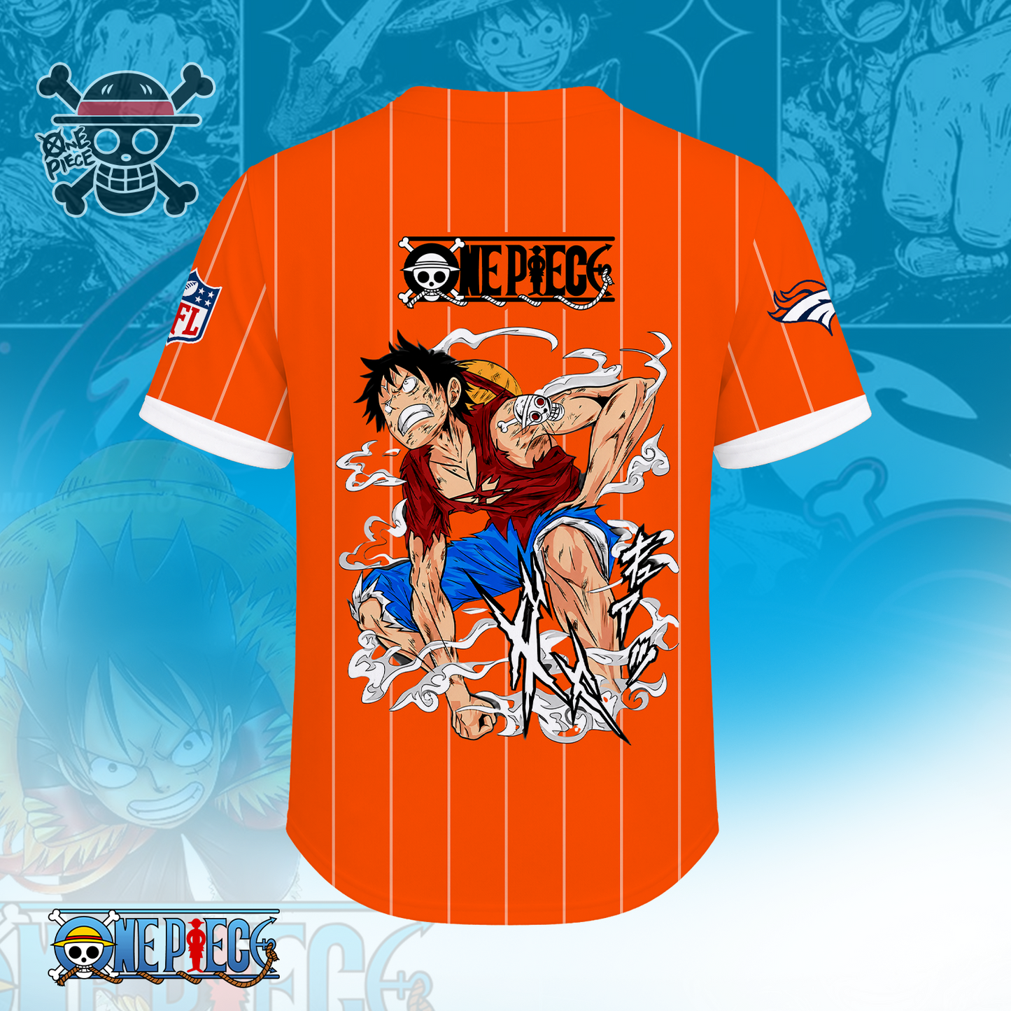 [SPECIAL OFFER] NEW CUSTOMIZED NFL13 DVB DENVER BRONCOS BASEBALL JERSEY