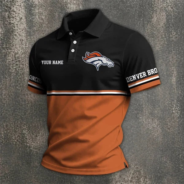 [SPECIAL OFFER] NEW CUSTOMIZED NFL13 DVB DENVER BRONCOS POLO SHIRT