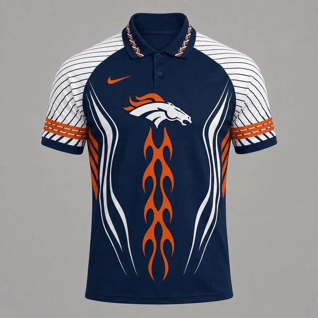 [SPECIAL OFFER] NEW CUSTOMIZED NFL13 DVB DENVER BRONCOS POLO SHIRT