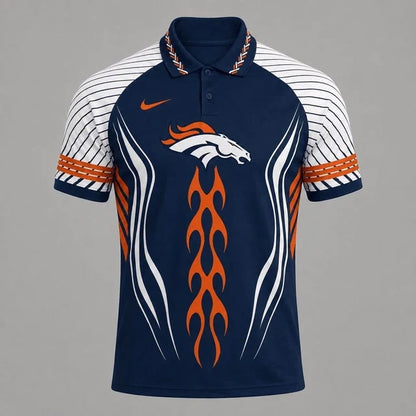 [SPECIAL OFFER] NEW CUSTOMIZED NFL13 DVB DENVER BRONCOS POLO SHIRT