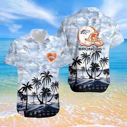 [SPECIAL OFFER] NEW CUSTOMIZED NFL13 DVB DENVER BRONCOS UNISEX HAWAIIAN SHIRT