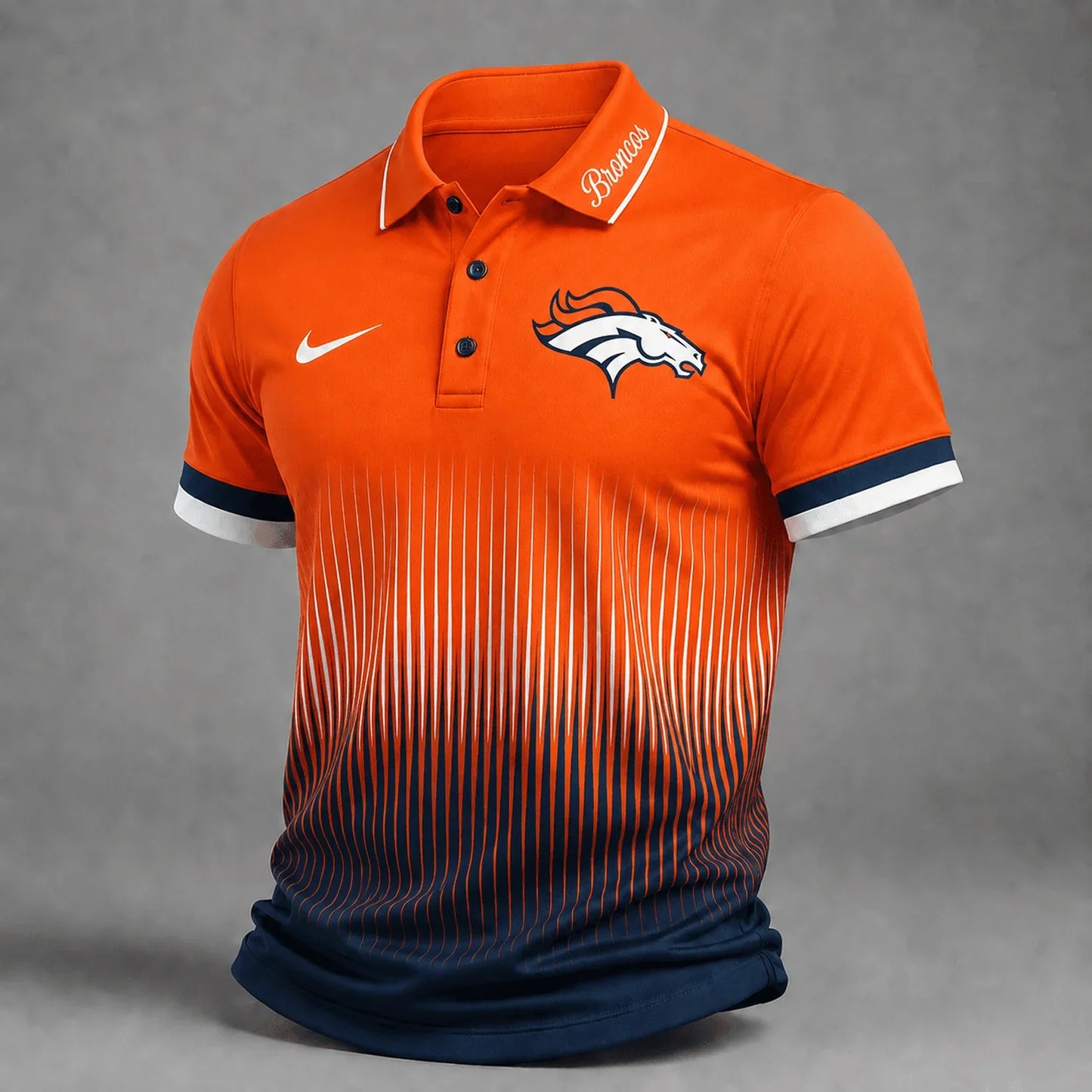 [SPECIAL OFFER] NEW CUSTOMIZED NFL13 DVB DENVER BRONCOS POLO SHIRT