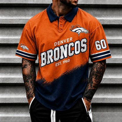 [SPECIAL OFFER] NEW CUSTOMIZED NFL13 DVB DENVER BRONCOS POLO SHIRT