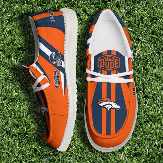 [SPECIAL OFFER] NEW CUSTOMIZED NFL13 DVB DENVER BRONCOS LOAFER SHOES