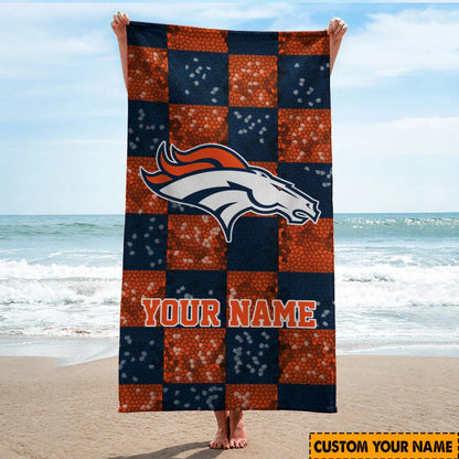 [SPECIAL OFFER] NEW CUSTOMIZED NFL13 DVB DENVER BRONCOS BEACH TOWEL