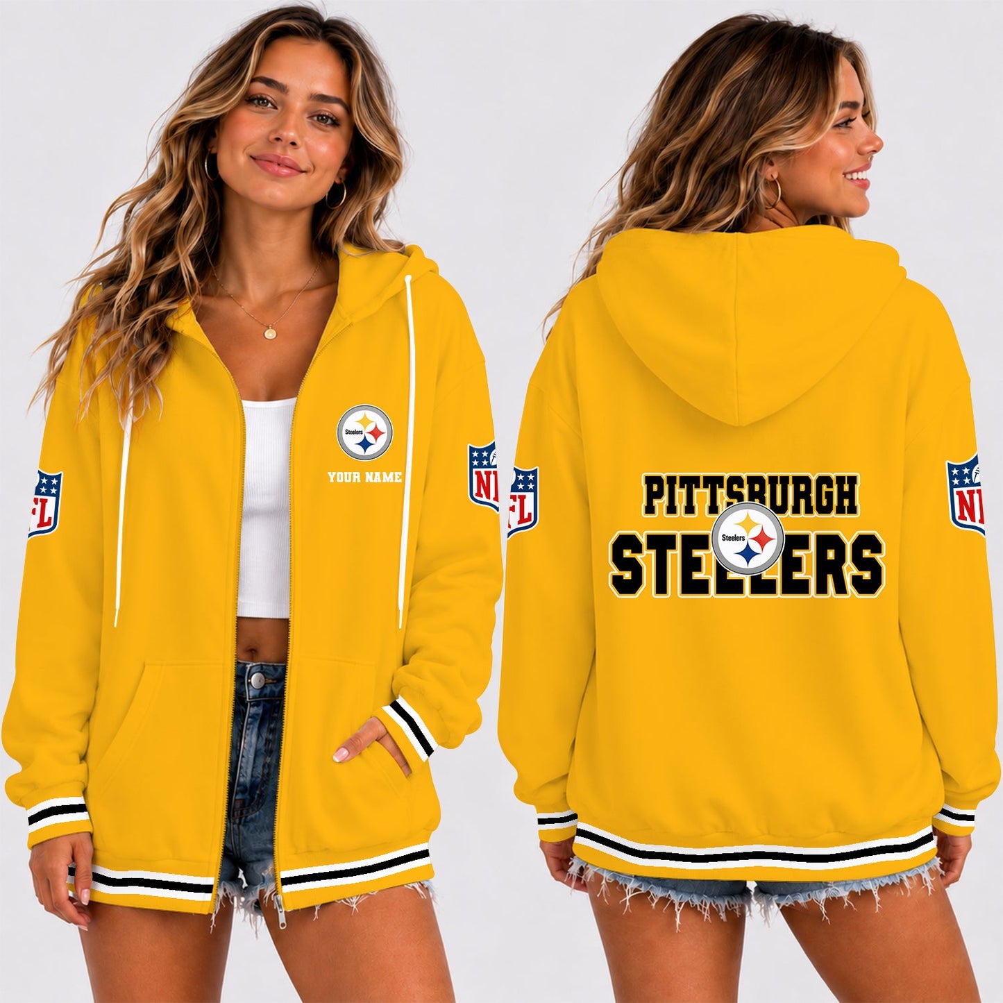 [SPECIAL OFFER] NEW CUSTOMIZED NFL14 PSB PITTSBURGH STEELERS T-SHIRT, HOODIE, ZIP HOODIE