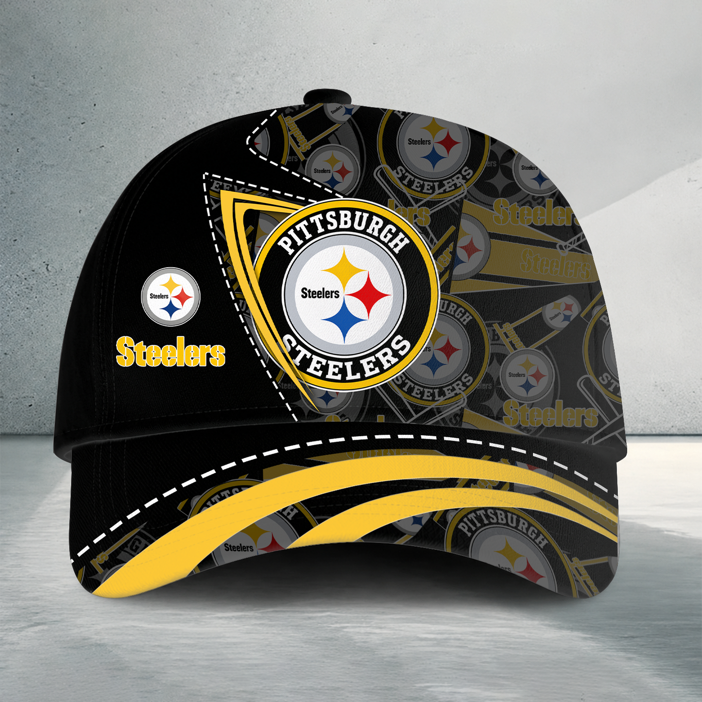[SPECIAL OFFER] NEW CUSTOMIZED NFL14 PSB PITTSBURGH STEELERS CLASSIC CAP