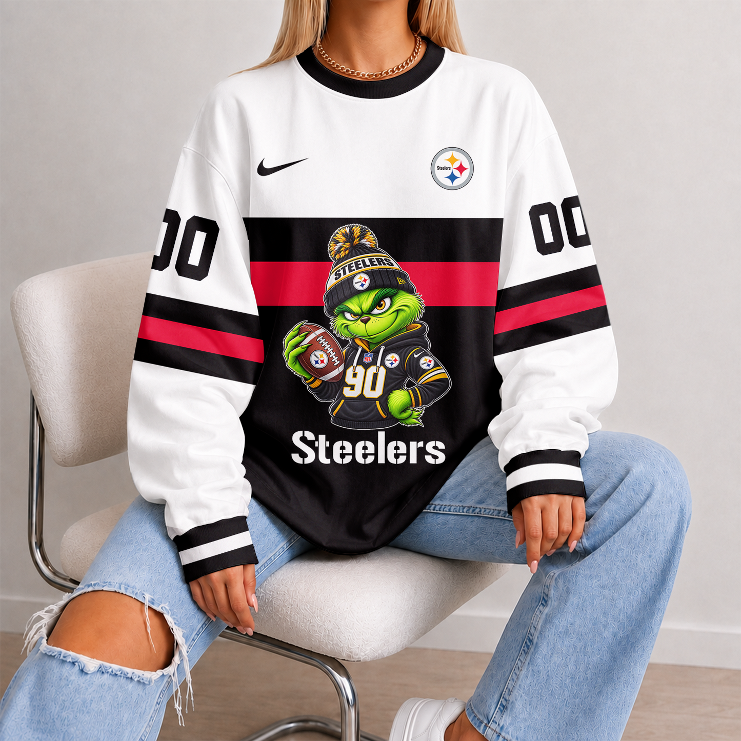 [SPECIAL OFFER] NEW CUSTOMIZED NFL14 PSB PITTSBURGH STEELERS UNISEX SWEATSHIRT