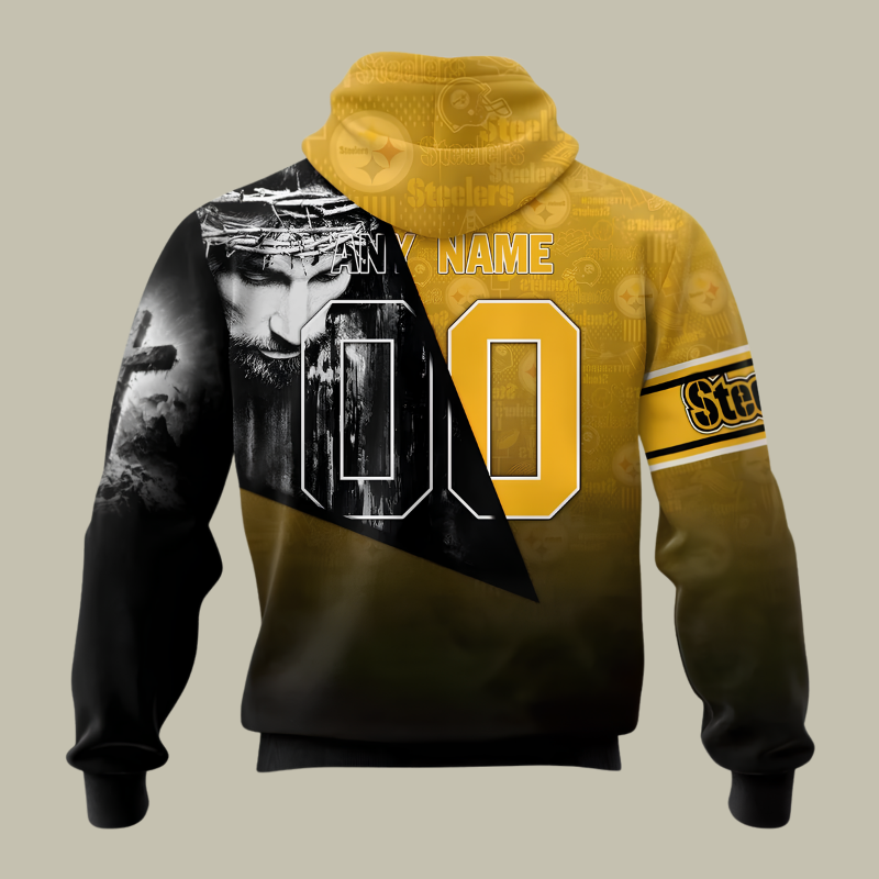 [SPECIAL OFFER] NEW CUSTOMIZED NFL14 PSB PITTSBURGH STEELERS GOD'S BLESSING T-SHIRT, HOODIE & ZIP HOODIE