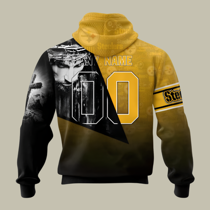 [SPECIAL OFFER] NEW CUSTOMIZED NFL14 PSB PITTSBURGH STEELERS GOD'S BLESSING T-SHIRT, HOODIE & ZIP HOODIE