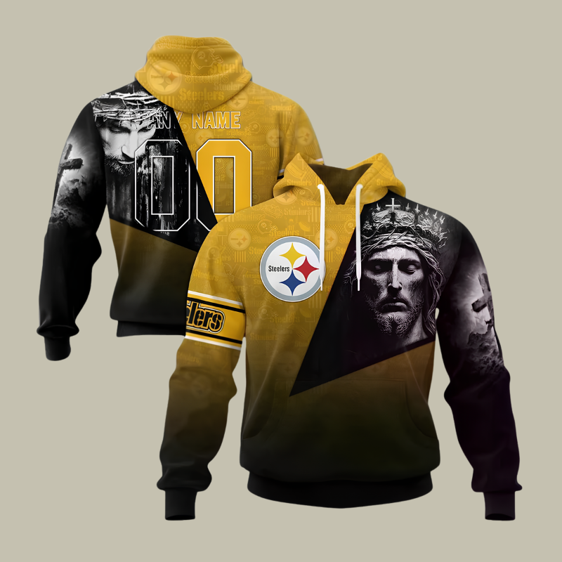 [SPECIAL OFFER] NEW CUSTOMIZED NFL14 PSB PITTSBURGH STEELERS GOD'S BLESSING T-SHIRT, HOODIE & ZIP HOODIE
