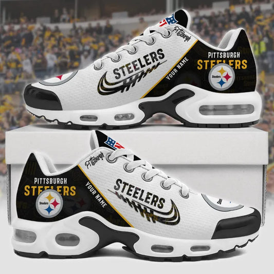 [SPECIAL OFFER] NEW CUSTOMIZED NFL14 PSB PITTSBURGH STEELERS AIR MAX PLUS SNEAKERS