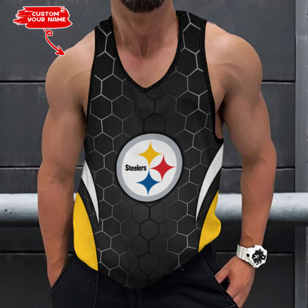 [SPECIAL OFFER] NEW CUSTOMIZED NFL14 PSB PITTSBURGH STEELERS UNISEX TANK TOP