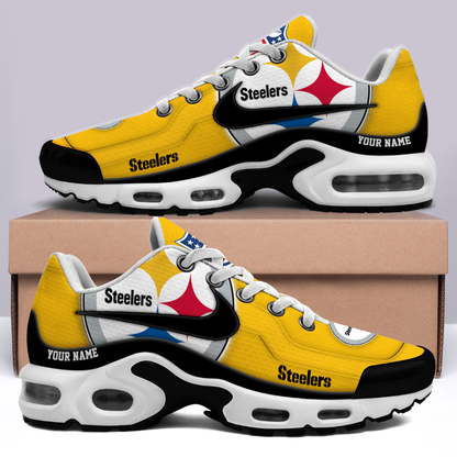 [SPECIAL OFFER] NEW CUSTOMIZED NFL14 PSB PITTSBURGH STEELERS AIR MAX PLUS SNEAKERS