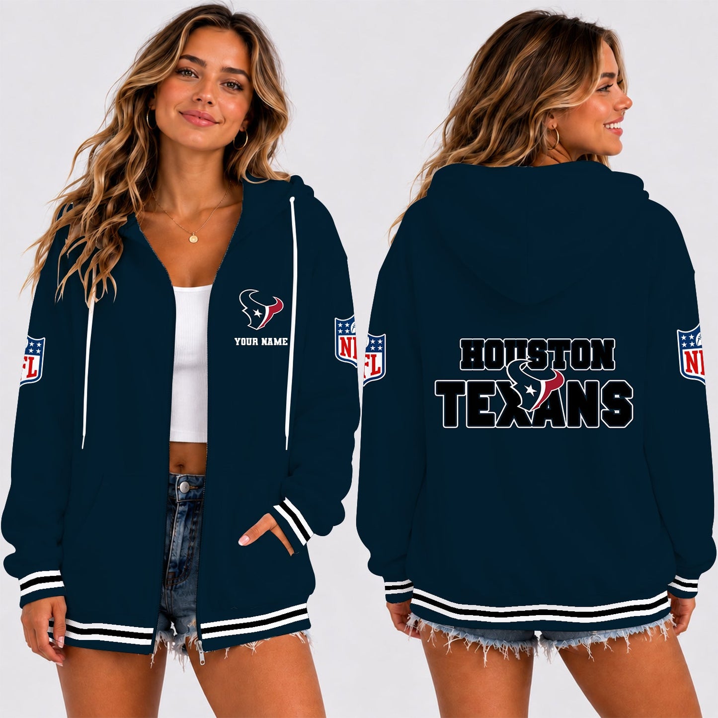 [SPECIAL OFFER] NEW CUSTOMIZED NFL15 HTT HOUSTON TEXANS T-SHIRT, HOODIE, ZIP HOODIE