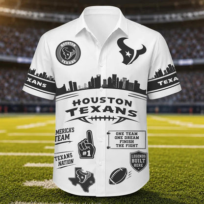 [SPECIAL OFFER] NEW CUSTOMIZED NFL15 HTT HOUSTON TEXANS UNISEX HAWAIIAN SHIRT