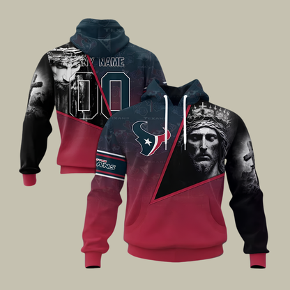 [SPECIAL OFFER] NEW CUSTOMIZED NFL15 HTT HOUSTON TEXANS GOD'S BLESSING T-SHIRT, HOODIE & ZIP HOODIE