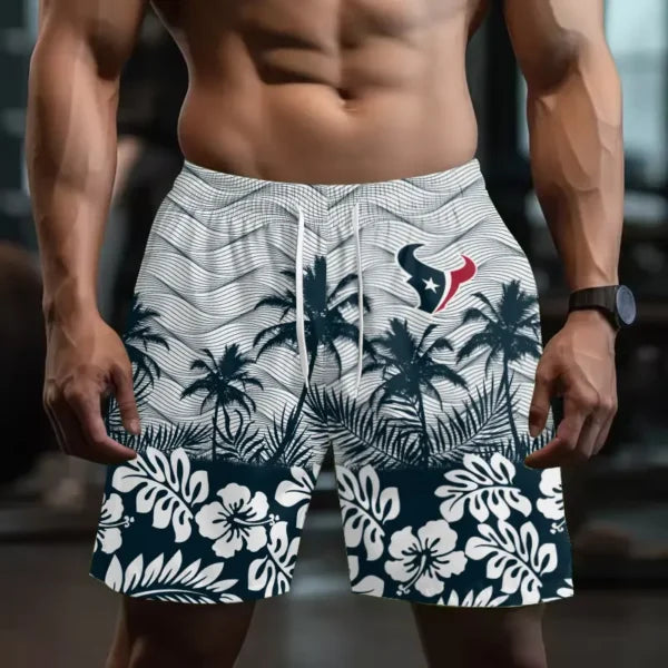 [SPECIAL OFFER] NEW CUSTOMIZED NFL15 HTT HOUSTON TEXANS SHORT PANTS