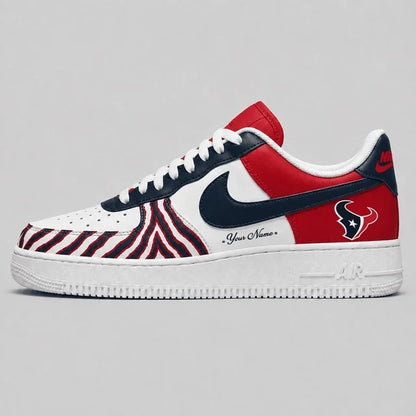 [SPECIAL OFFER] NEW CUSTOMIZED NFL15 HTT HOUSTON TEXANS AF1 SHOES