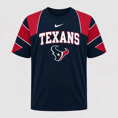 [SPECIAL OFFER] NEW CUSTOMIZED NFL15 HTT HOUSTON TEXANS RAGLAN TEE