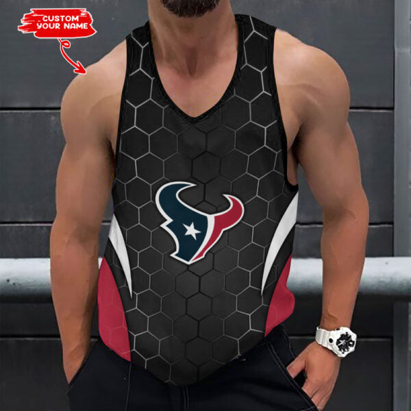 [SPECIAL OFFER] NEW CUSTOMIZED NFL15 HTT HOUSTON TEXANS UNISEX TANK TOP